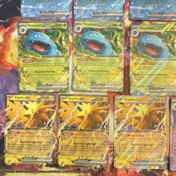 Pokemon TCG 151 Blastoise Venusaur Zapdos Alakazam 16 card EX &PROMO lot - Image 4