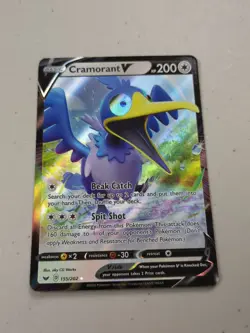 Cramorant V - 155/202 - Ultra Rare Sword & Shield Set - Pokemon Card - NM - Image 1
