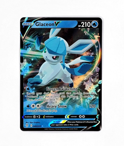 Glaceon V 040/203 Holo Rare Evolving Skies Sword & Shield Pokemon Card NM - Image 1