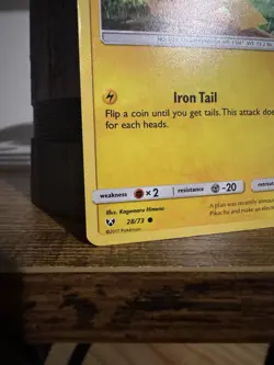 Pokemon Pikachu 28/73 Shining Legends 2017 Promo Holo Card English - Image 5