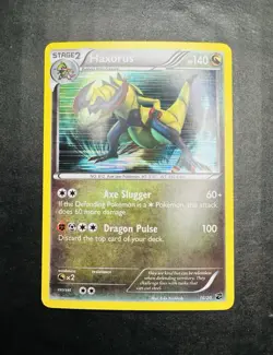 Pokemon TCG Single Card Haxorus Tinsel Holo Promo 16/20 Dragon Vault 2012 - Image 1