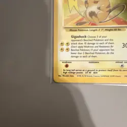 Pokemon Card Raichu Fossil Holo Rare 14/62 - Image 2