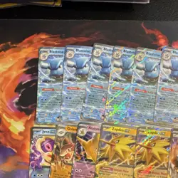Pokemon TCG 151 EX 26 card lot Blastoise Venusaur Zapdos and many more - Image 3