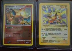 Vintage Pokemon Card Lot WOTC Era (Base/Jungle/Fossil) HP/DMG Binder Collection - Image 4