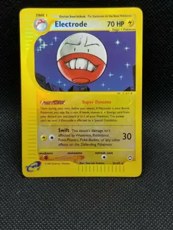 ELECTRODE 8/147 Reverse Holo Rare Aquapolis e-series Pokemon Card Excellent - Image 1