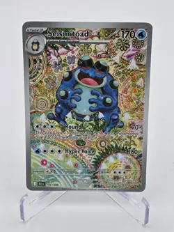 Seismitoad Black Bolt SV #105/086 Pokemon Card TCG IR NM ENGLISH Pack Fresh - Image 1