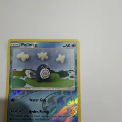 REVERSE HOLO Poliwag 30/149 NM - Asako Ito Crocheted Sun Moon Pokemon Card - Image 2