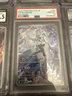 Pokemon PSA 10 CGC Graded Lot of 10 Slabs Cards Ns Reshiram Japanese English - Image 2