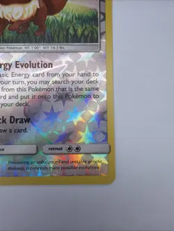 Pokemon TCG Eevee Sun & Moon Base Set 101/149 Reverse Holo Card NM - Image 5