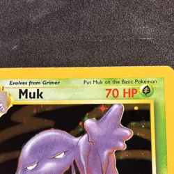 Muk 13/62 Fossil Holo Rare 1999 Wizards Pokemon TCG Card Unlimited English - Image 4