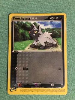 POOCHYENA 63/109 And 64/109 EX Ruby & Sapphire Pokemon Both Cards Are New - Image 1