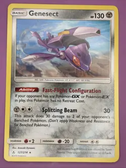 Genesect 127/214 Unbroken Bonds Regular Finish Pokemon Card - Image 1