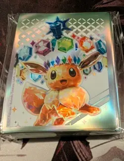 Pokemon Prismatic Evolutions Eevee Card Sleeves from Elite Trainer Box 65 Sleeve - Image 1