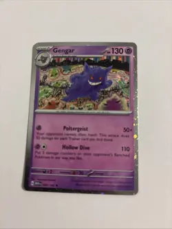Pokemon TCG Gengar Rare Holo SV Scarlet & Violet 151 Card 094/165 NM Condition - Image 1
