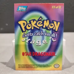 Dragonair #E11 Topps Blue Logo Holo Pokemon Card - Image 2
