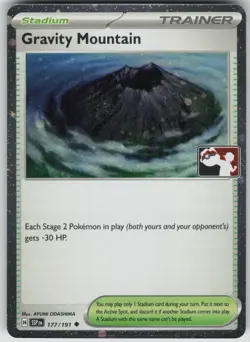 Pokemon TCG Gravity Mountain Uncommon Prize Pack Series Cards 177/191 - Image 1