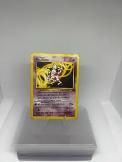 Pokemon TCG Jungle Mr. Mime Card 22/64 Regular Unlimited Edition WOTC - Image 1