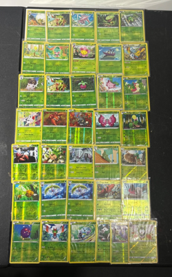 35 Pokemon Card Lot - Grass Type Holo/Reverse Holo - Mixed Sets - NM - Image 3