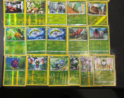 35 Pokemon Card Lot - Grass Type Holo/Reverse Holo - Mixed Sets - NM - Image 4