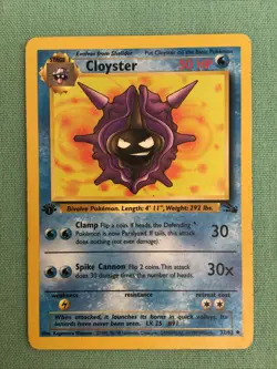 Cloyster - 32/62 Fossil Set - Uncommon Pokemon Card - Vintage. - Image 1