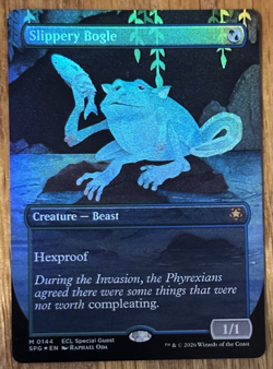 MTG: Lorwyn Eclipsed, Slippery Bogle - Special Guest - Foil - Image 1