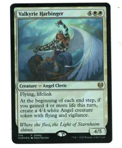 MTG Valkyrie Harbinger Foil Promo Kaldheim Magic the Gathering TCG - Image 1