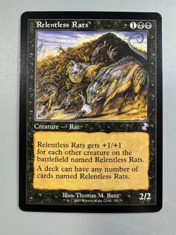 Relentless Rats | Time Spiral Remastered | #329 | Special | NM - Image 1