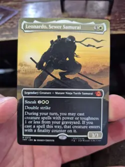 Leonardo, Sewer Samurai (Borderless) Teenage Mutant Ninja Turtles Regular MTG - Image 3