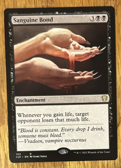 MTG Commander 2021, Sanguine Bond - Image 1