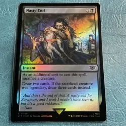 Nasty End Universes Beyond: the LOTR: Tales of Middle-Earth Foil LP MTG - Image 1