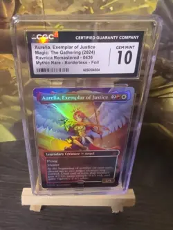 Aurelia, Exemplar of Justice Ravnica Remastered Anime CGC 10 - Image 2