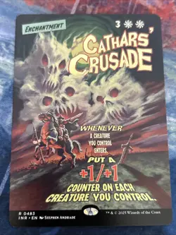 Cathars' Crusade (Showcase) Innistrad Remastered Regular NM-M Unplayed - Image 1