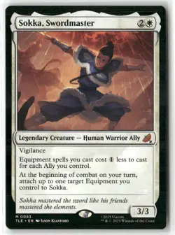 Sokka Swordmaster, Avatar The Last Airbender MTG Eternal Legal - Image 1