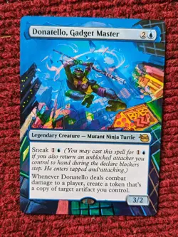 Donatello, Gadget Master Teenage Mutant Ninja Turtles Hand Painted Altered Art v - Image 1