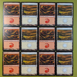 12 MURAL LAND Shadowmoor Mountain #294 and Plains #284 6 of Each Art MTG - Image 1