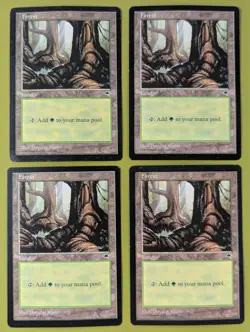 Forest (Pond) x4 Tempest 4x Magic the Gathering MTG - Image 1