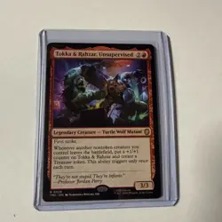 MTG Tokka & Rahzar, Unsupervised Commander: Teenage Mutant Ninja Turtles Regular - Image 1