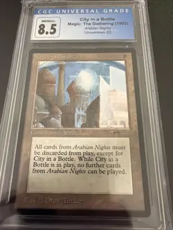 Arabian Nights City in a Bottle Reserve List CGC 8.5 Graded Magic MTG NM/M - Image 2