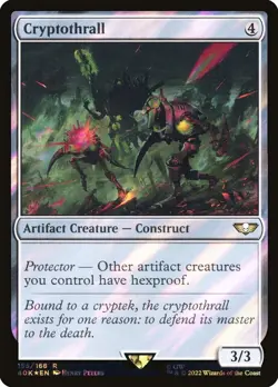 MTG | 2x Card Lot - Cryptothrall (Surge Foil) & Canoptek Spyder (Surge Foil) 40K - Image 1