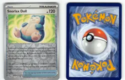 SNORLAX DOLL 175/182 UNCOMMON PARADOX RIFT POKEMON REVERSE HOLO NM - Image 1