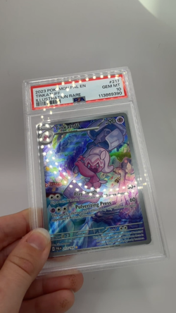 POKEMON PSA 10 GEM MINT TINKATUFF IR PALDEA EVOLVED 217/193 - Image 2