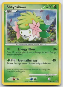 Shaymin - 38/127 (DPPt Platinum) 038/127 Deck Exclusives Holo Pokemon TCG Card - Image 1