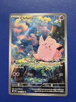 Pokemon TCG Perfect Order Clefairy IR Fresh Pull From Pack - Image 1