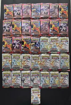 Pokemon Tcg 18x Destined Rivals, 18x Prismatic Evolutions - 36 Booster Pack Lot - Image 1