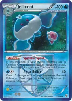 Pokemon - Jellicent - 39/135 - Rare - BW Plasma Storm - NM - Image 1