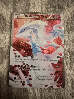Pokemon Reshiram (Full Art) 2013 RC22 Radiant Collection Holo - Image 1