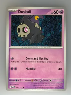 Pokemon Duskull SV: Prismatic Evolutions (PRE) 035/131 NM - Image 1