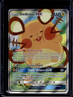 2019 Pokemon SM Unbroken Bonds Dedenne GX Promos #195a /214 - Image 1