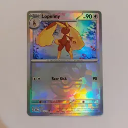 2025 Pokemon Lopunny 084/131 - Prismatic Evolutions - Master Ball Reverse - NM - Image 3