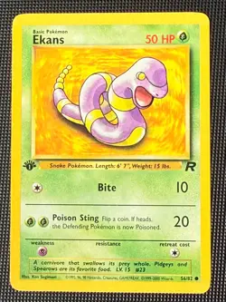 Pokemon: First Edition Ekans - 56/82 - Team Rocket (TR) - Image 1